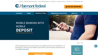 Mobile Banking with Mobile Deposit | Fairmont FCU | Fairmont, WV ...