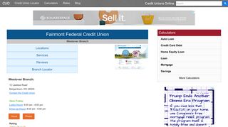 Fairmont Federal Credit Union - Credit Unions Online