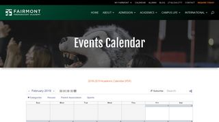 Events Calendar - Fairmont Preparatory Academy
