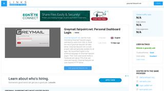 Visit Greymail.fairpoint.net - Personal Dashboard Login.