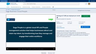 Sage Business Cloud People Paid App Sage Business Cloud People ...