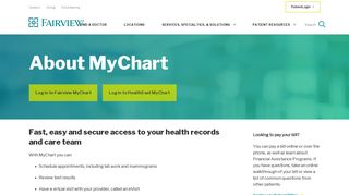 Fairview MyChart - University of Minnesota Health