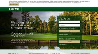 Fairway - Sign In - QHotels - Golf