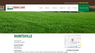 Huntsville - Fairway Lawns - Lawn Care Treatment Services