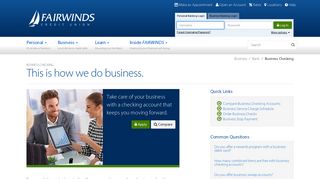 Business Checking - FAIRWINDS Credit Union
