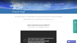Church Staff – Faith Direct