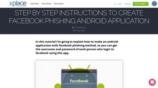step by step instructions to create facebook phishing android ...