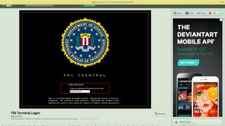FBI Terminal Logon by aruiz1 on DeviantArt
