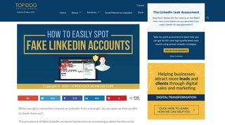 How to Easily Spot Fake LinkedIn Accounts - Top Dog Social Media