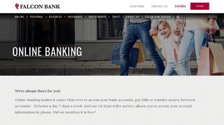 Online Banking | Falcon International Bank
