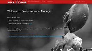 Atlanta Falcons Account Manager |