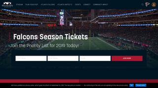 Falcons Season Tickets - Mercedes Benz Stadium