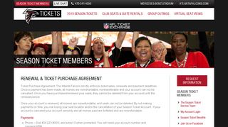 Renewal & Ticket Purchase Agreement - Atlanta Falcons Tickets