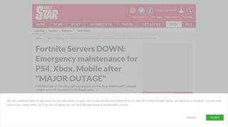 Fortnite Servers DOWN: Emergency maintenance for PS4, Xbox ...