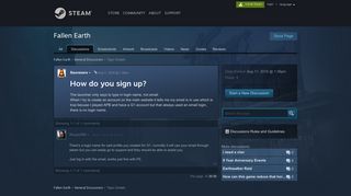 How do you sign up? :: Fallen Earth General Discussions