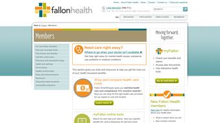 FCHP - Members - Fallon Community Health Plan