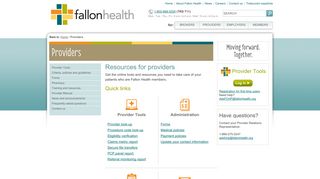FCHP - Providers - Fallon Community Health Plan