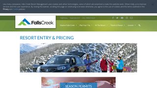 Resort Entry - Official Home of Falls Creek Alpine Resort