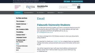 Email | Falmouth Exeter Plus