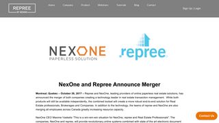 NexOne | Online Real Estate Business Manager - Repree
