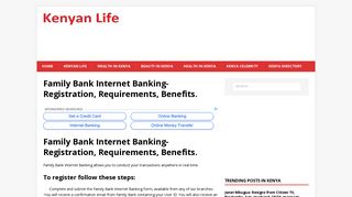 Family Bank Internet Banking- Online Banking, Registration,