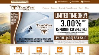 TrailWest Bank: Home