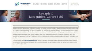 Rewards & Recognition(Career Sub) | Christian Care Communities