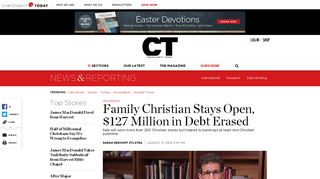 Family Christian Stays Open, $127 Million in Debt Erased...... | News ...