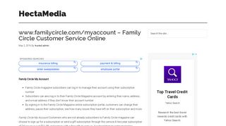 www.familycircle.com/myaccount - Family Circle Customer Service ...