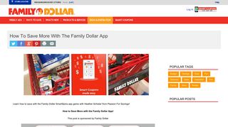 How To Save More With The Family Dollar App - Family Dollar