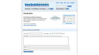 Family Echo « Genealogy Software Reviews