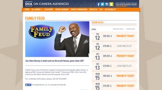 Family Feud - On Camera Audiences
