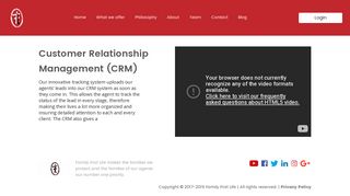 Customer Relationship Management (CRM) | Family First Life