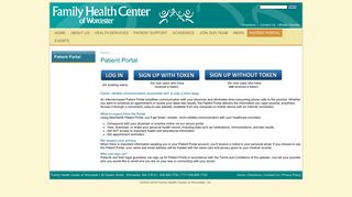 Patient Portal - Family Health Center of Worcester