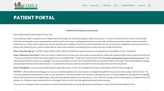 Patient Portal – Family Health Center Ok