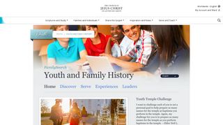 Youth and Family History - LDS.org