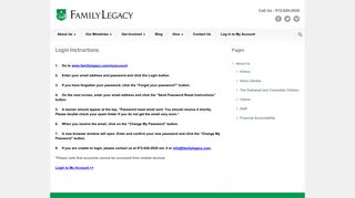 Login Instructions - Family Legacy Missions International