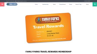 Family ParksTravel Rewards Membership - Family Parks
