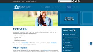 Mobile Banking App and Online Banking Family Security Credit Union