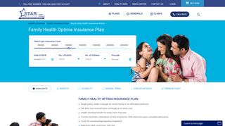 Family Health Optima Insurance Plan - Star Health Insurance
