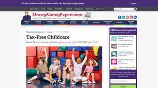 Tax-Free Childcare - Money Saving Expert