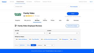 Working as a Cashier at Family Video: Employee Reviews | Indeed.com