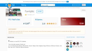 Review of Familybtc : Scam or legit ? - NetBusinessRating