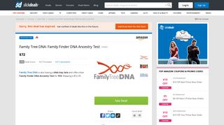 Family Tree DNA: Family Finder DNA Ancestry Test - Slickdeals.net