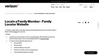 Locate a Family Member - Family Locator Website | Verizon Wireless