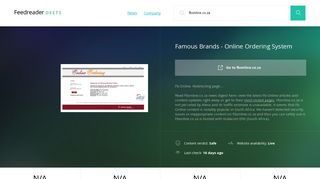 Get Fbonline.co.za news - Famous Brands - Online Ordering System