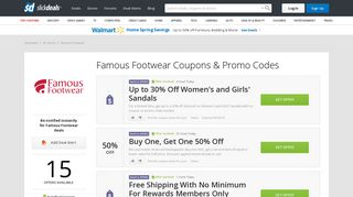 $10 Off Famous Footwear Coupons, Promo Codes & Deals - Slickdeals