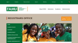 Registrars Office- Florida Agricultural and Mechanical University2019