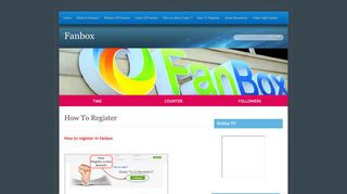 Fanbox: How To Register