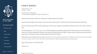 Fancy Bingo — Boundary Bay Brewery